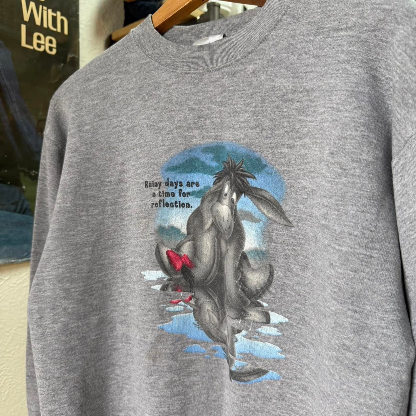 Vintage 90s Eeyore Disney Winnie the Pooh Crewneck - Medium