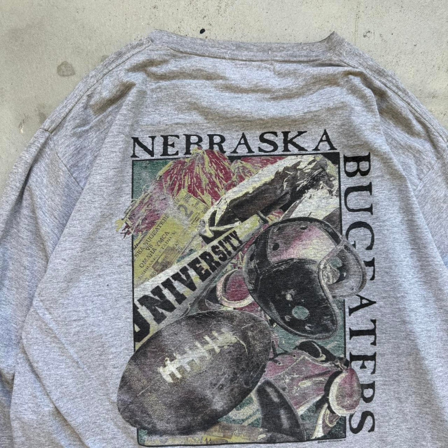 Vintage 90s Nebraska Bugeaters Huskers T-Shirt - X-Large