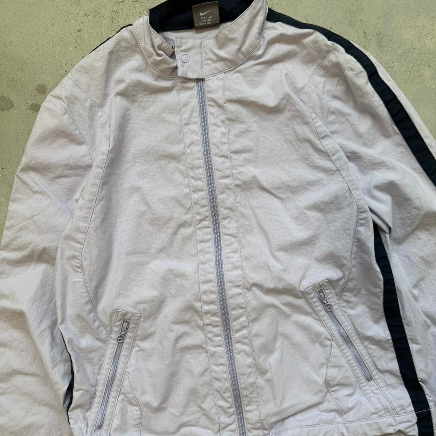 Vintage Y2K Nike Zip Up Light Jacket - Large (W)