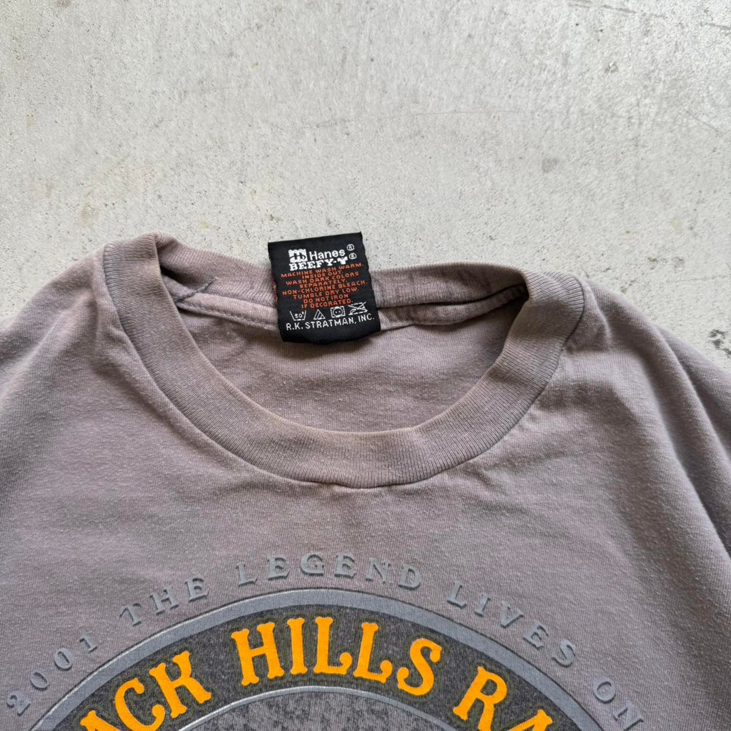 Vintage Harley Davidson Motorcycles Black Hills Rally Biker T-Shirt - X-Large
