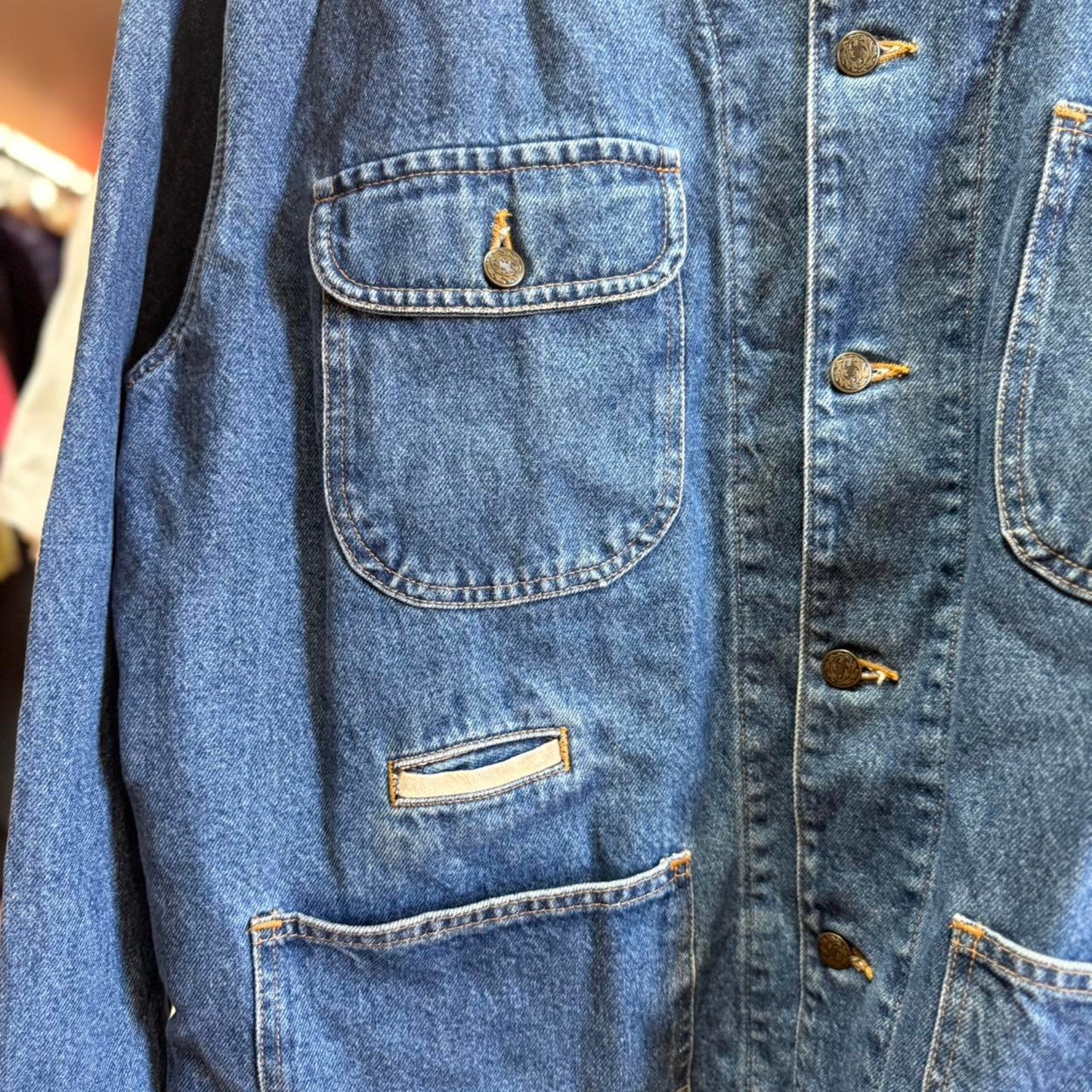 Vintage 90s Nebraska Huskers Chore Denim Jacket - X-Large