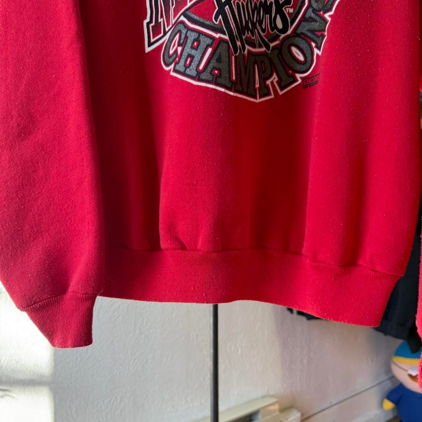 Vintage 1994 Nebraska National Champions Glitter Print Crewneck - X-Large