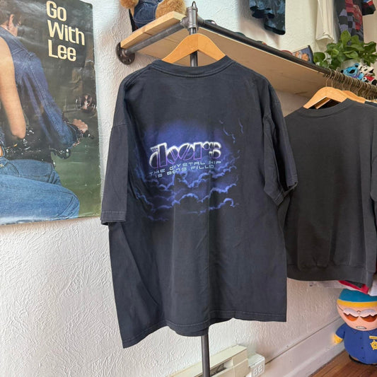 Vintage 90s Crystal Ship The Doors Band T-Shirt - X-Large