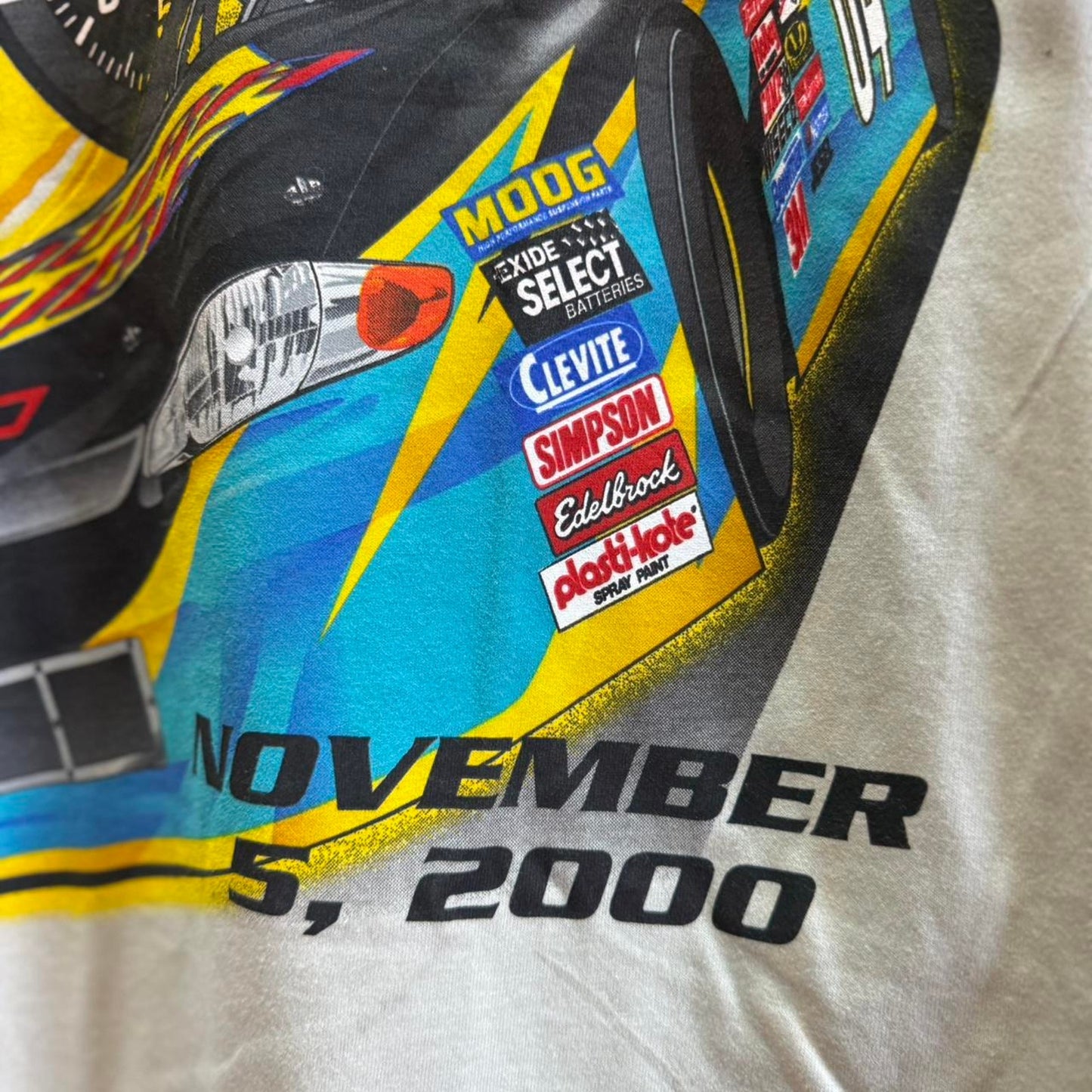 Vintage 2000 Checker Raceway 500 NASCAR T-Shirt - X-Large