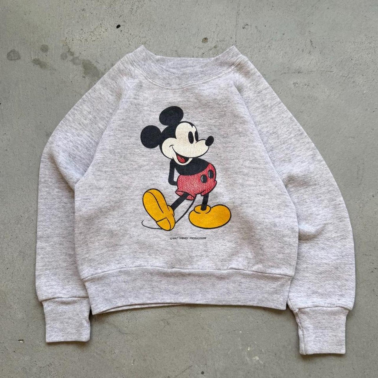 Vintage 90s Mickey Mouse Disney Crewneck - Kids Small 6-8