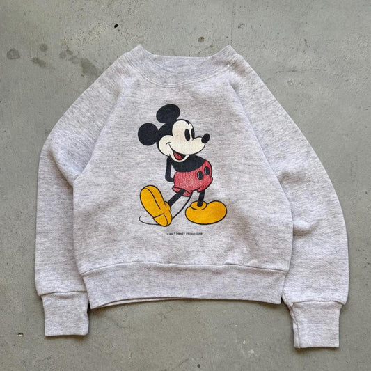Vintage 90s Mickey Mouse Disney Crewneck - Kids Small 6-8