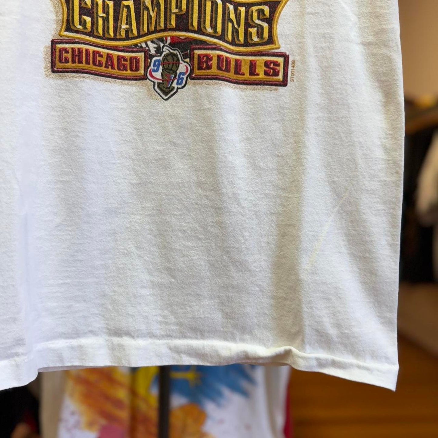 Vintage 90s Chicago Bulls Champions NBA Jersey T-Shirt