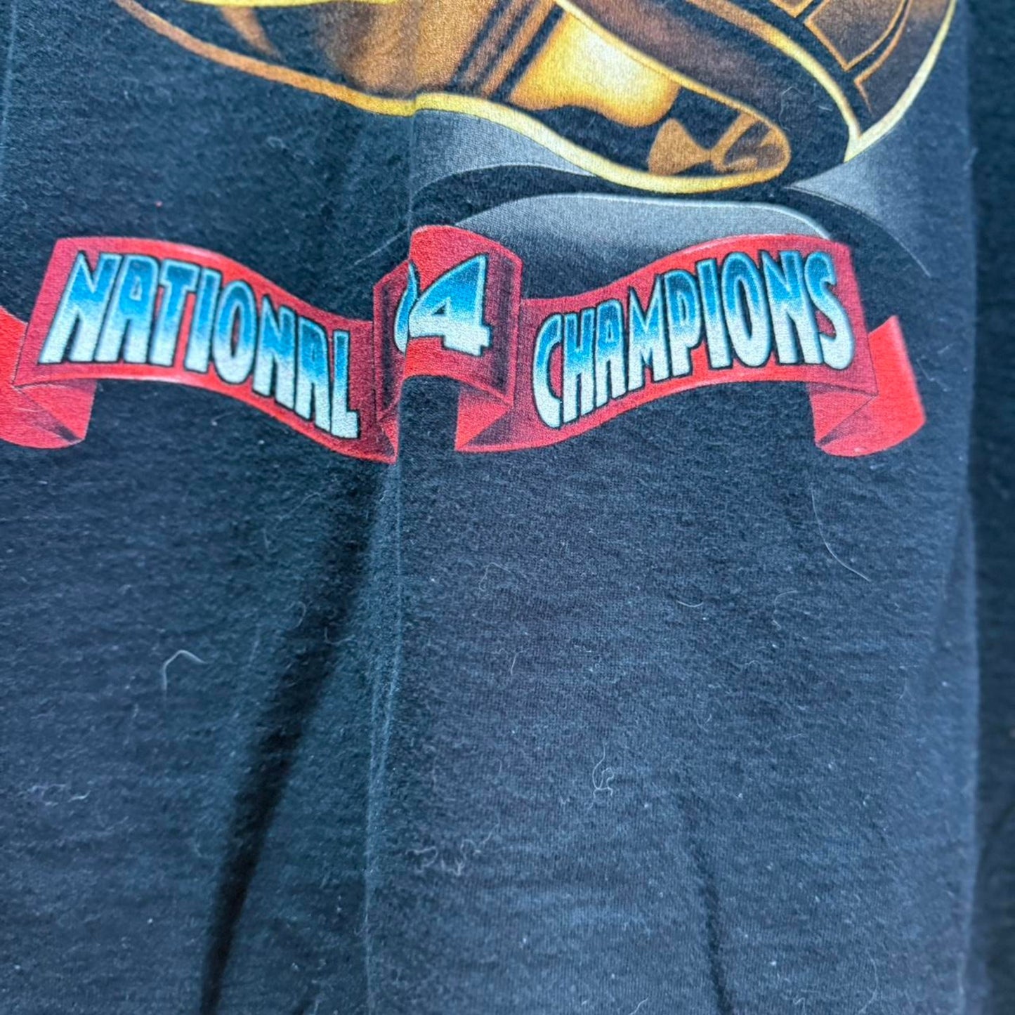 Vintage 90s Nebraska National Championship Ring T-Shirt - X-Large