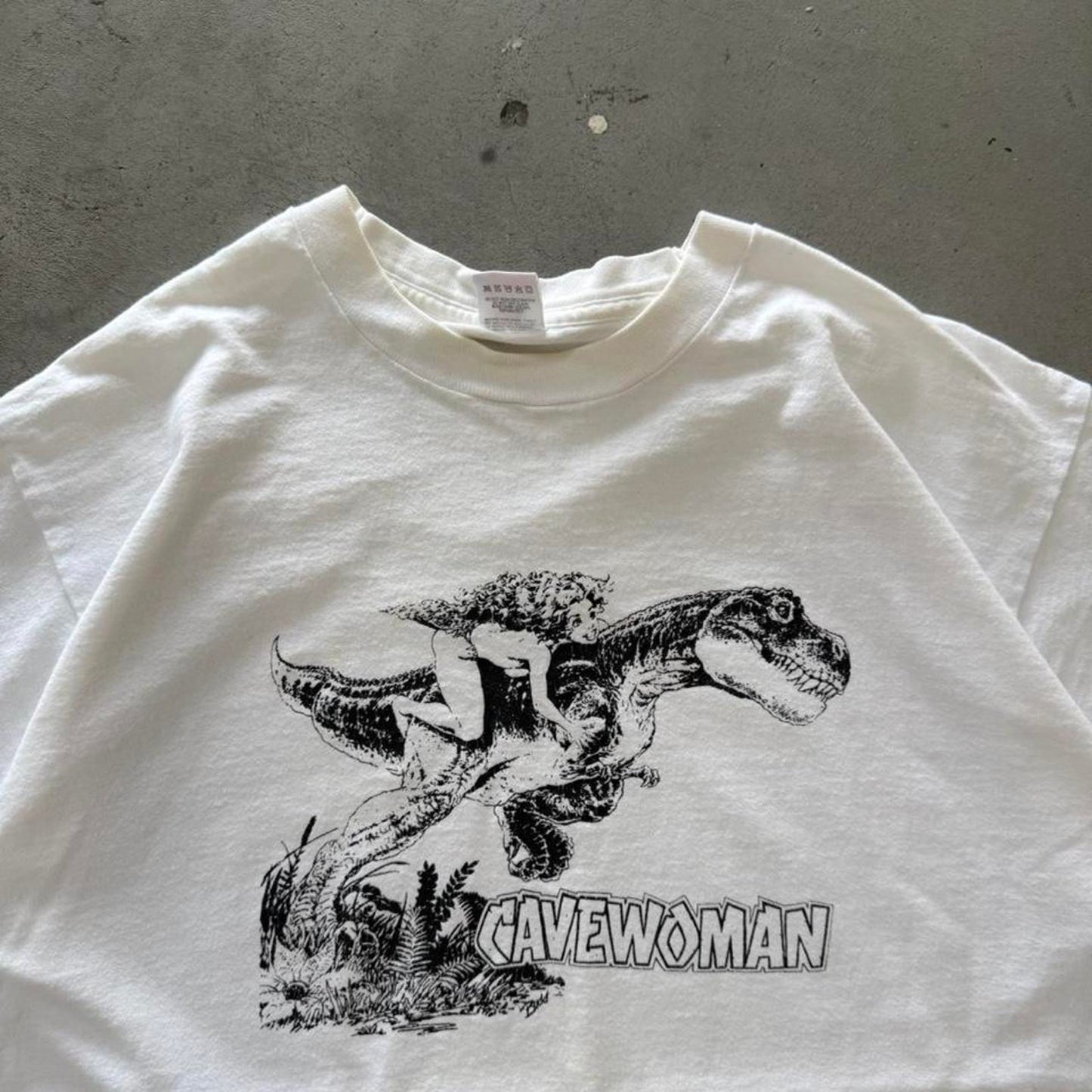 Vintage 90s Cavewoman Comic Book Series RARE T-Shirt - X-Large