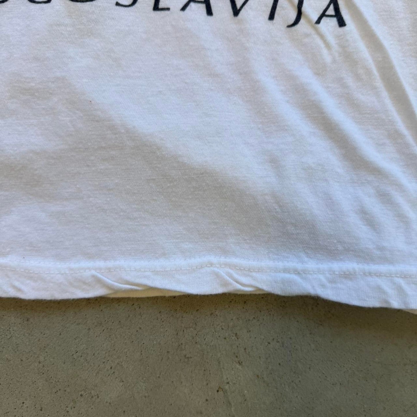 Vintage 80s Yugoslavia Dalmatian Dog T-Shirt - Kids Medium