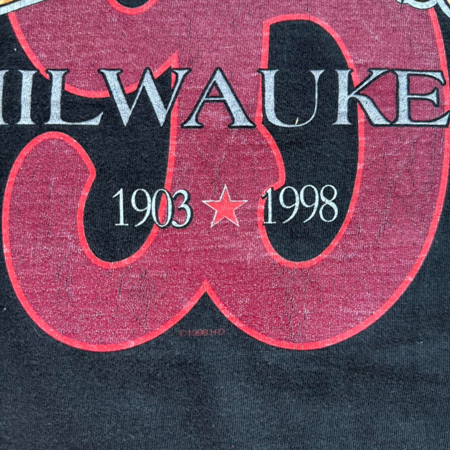 Vintage 90s Harley Davidson Motorcycles Milwaukee Biker T-Shirt - X-Large