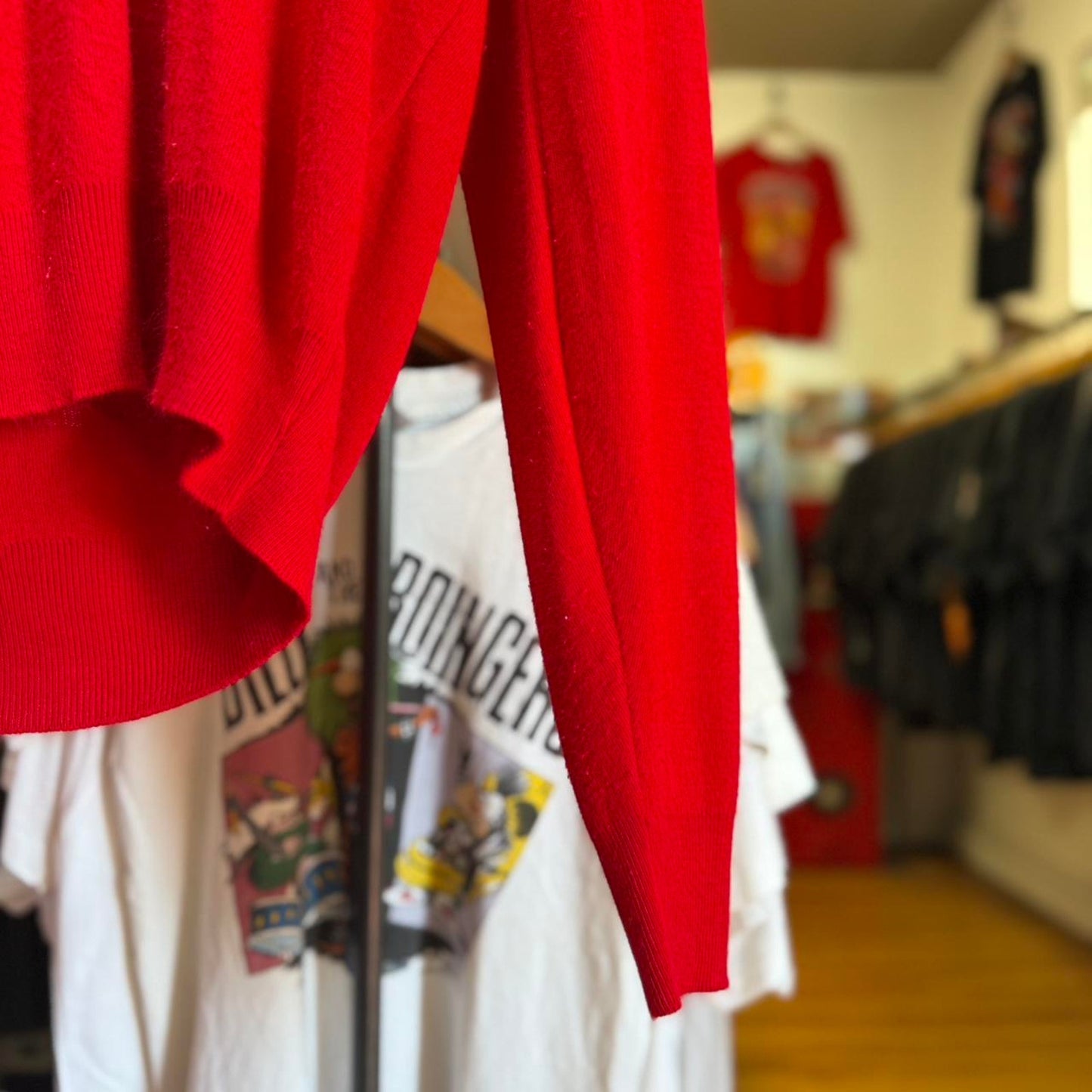 Vintage 90s Nebraska Huskers Herbie V Neck Sweater