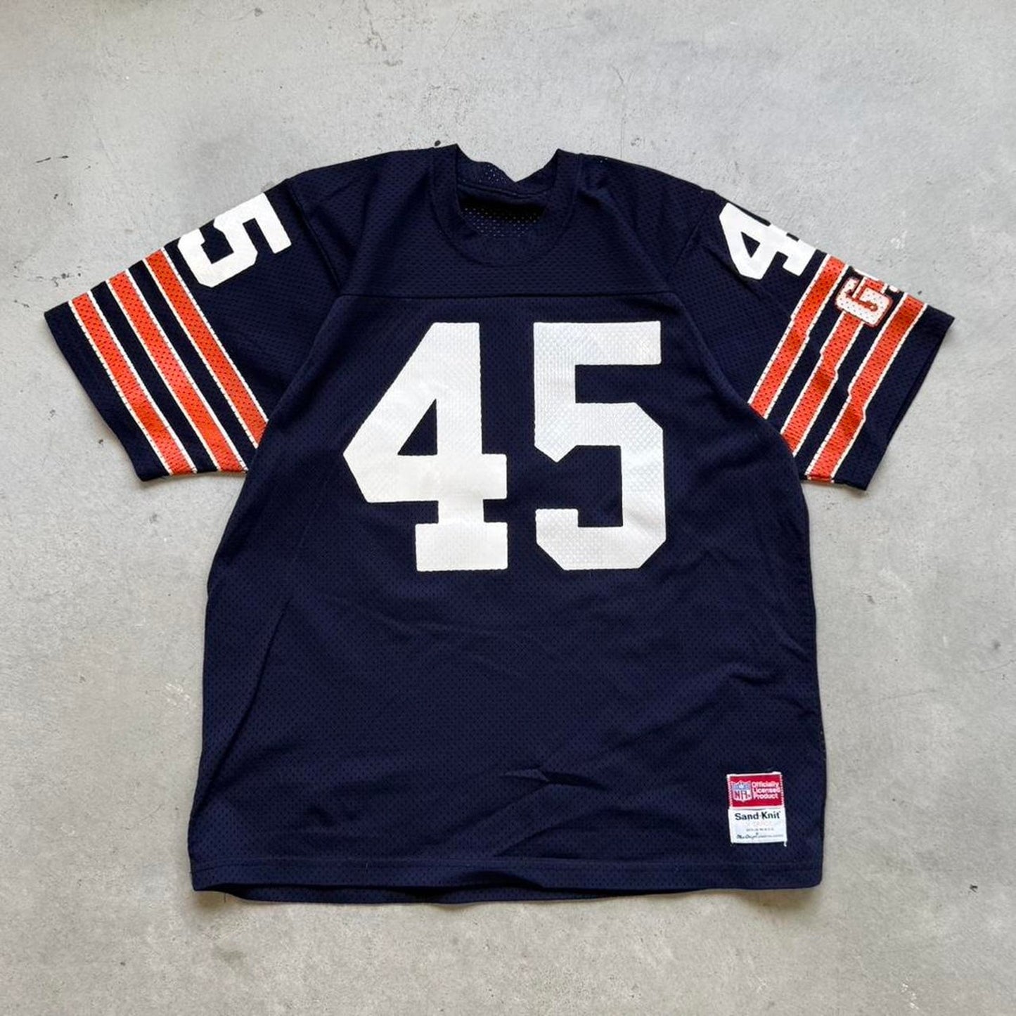 Vintage 90s Chicago Bears MacGregor Sand Knit NFL Jersey - Large
