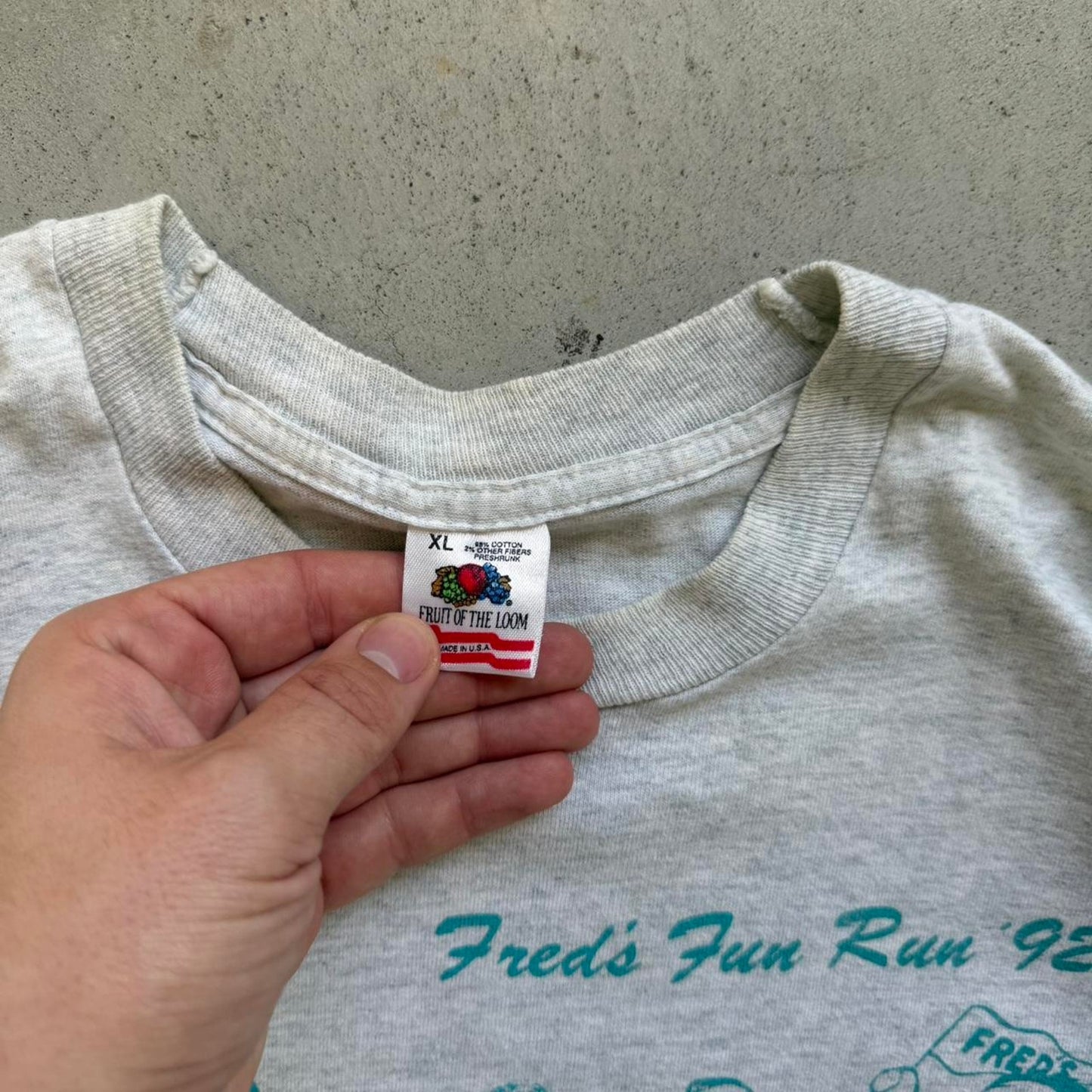 Vintage 1992 Fred’s Fun Run Poker Biker Motorcycle T-Shirt - X-Large