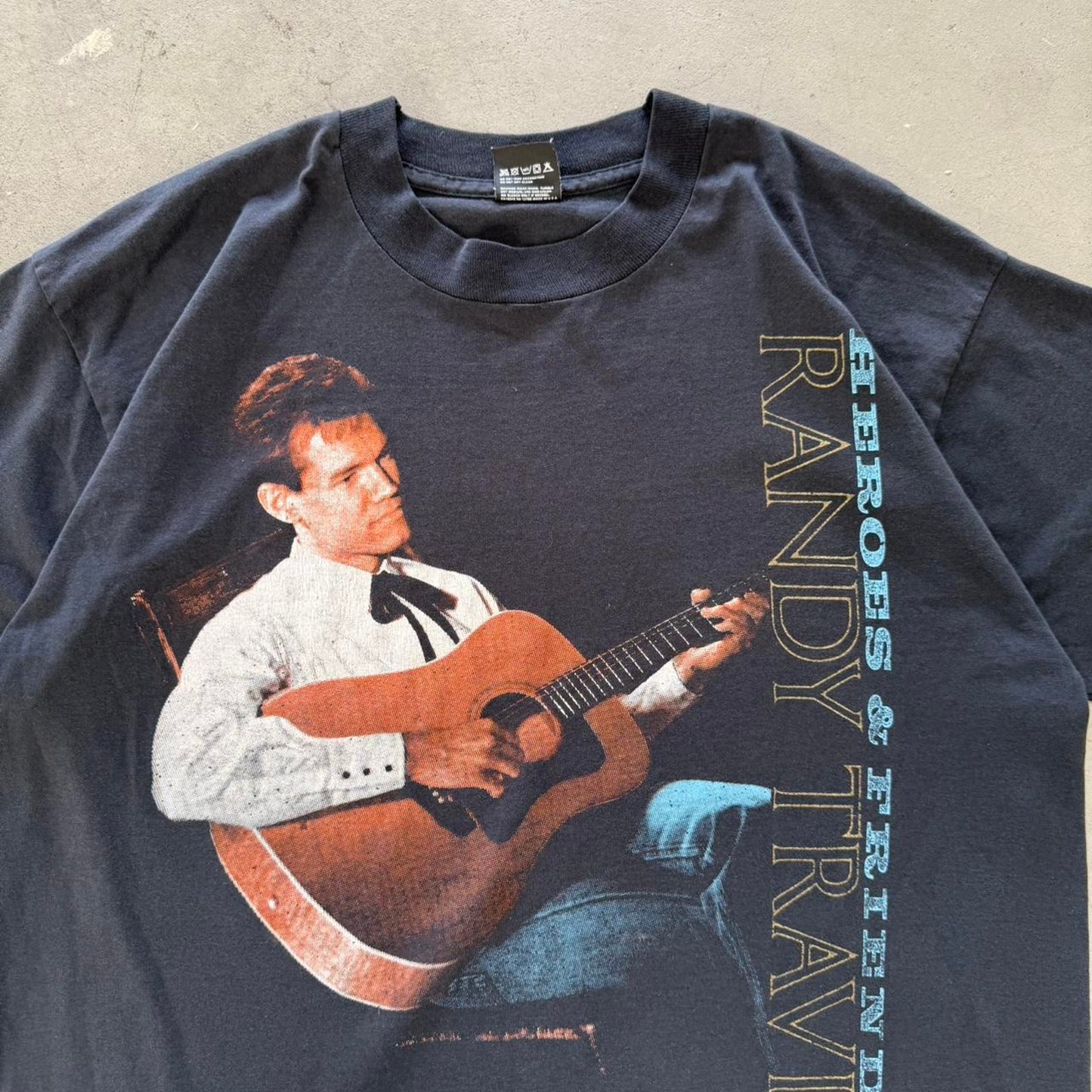 Vintage 90s Randy Travis Heroes and Friends Country Band T-Shirt - X-Large