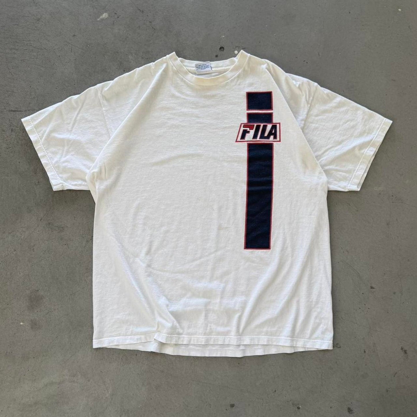 Vintage 90s FILA Sports Logo T-Shirt - X-Large