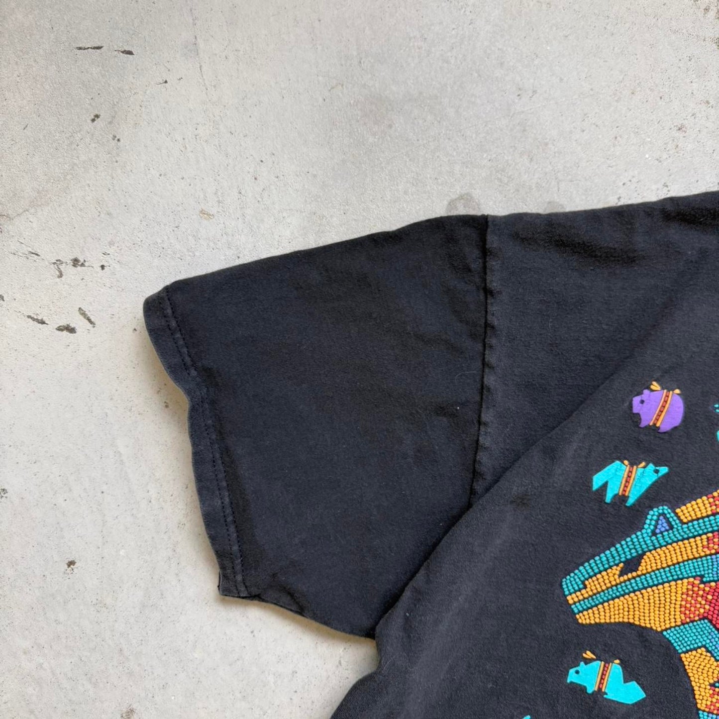 Vintage 90s Native American Aztec Western T-Shirt - X-Large