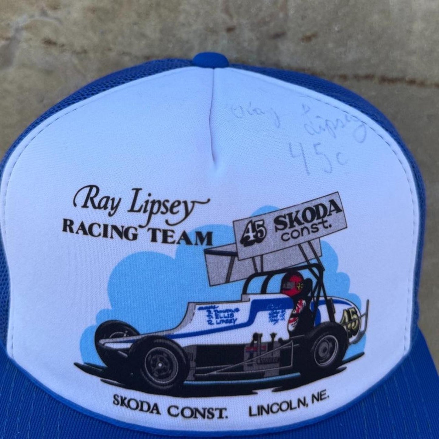 Vintage 80s Dirt Track Racing Lincoln Nebraska Trucker Cap