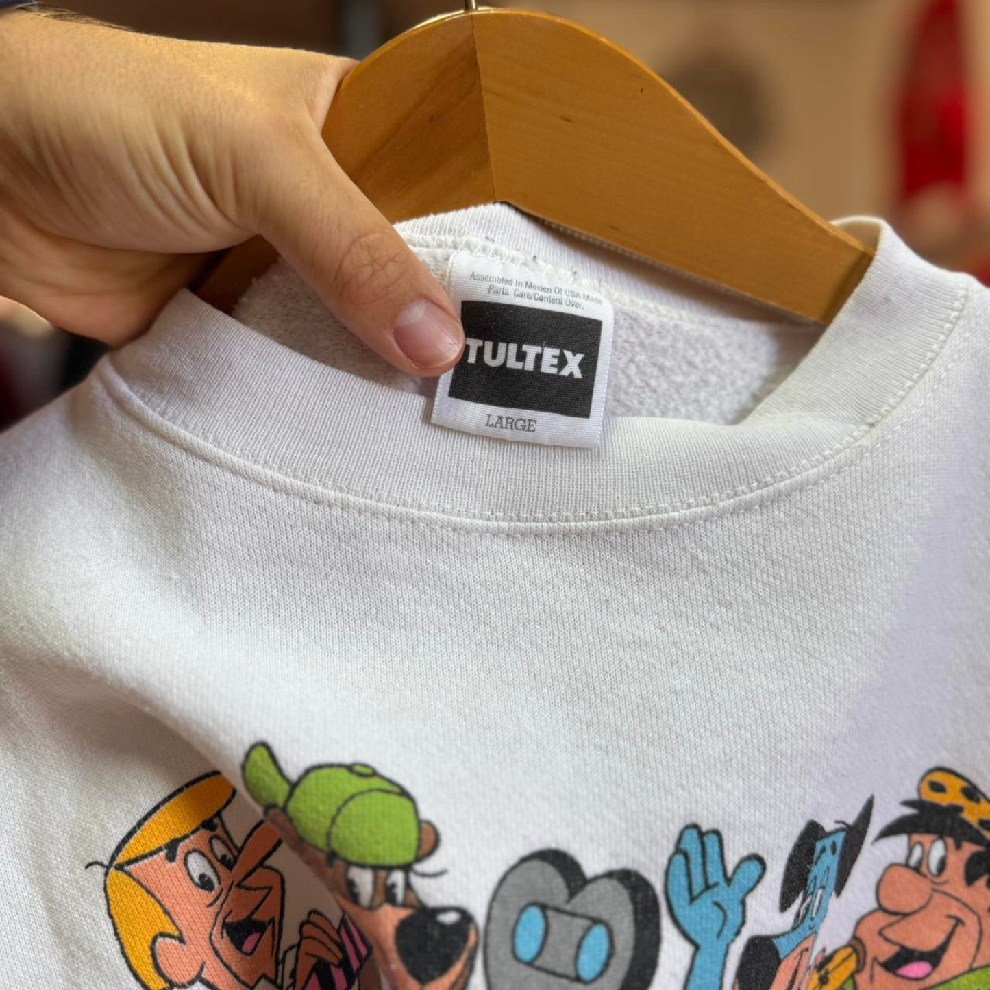 Vintage 90s Universal Studios Florida Cartoon Animation Crewneck