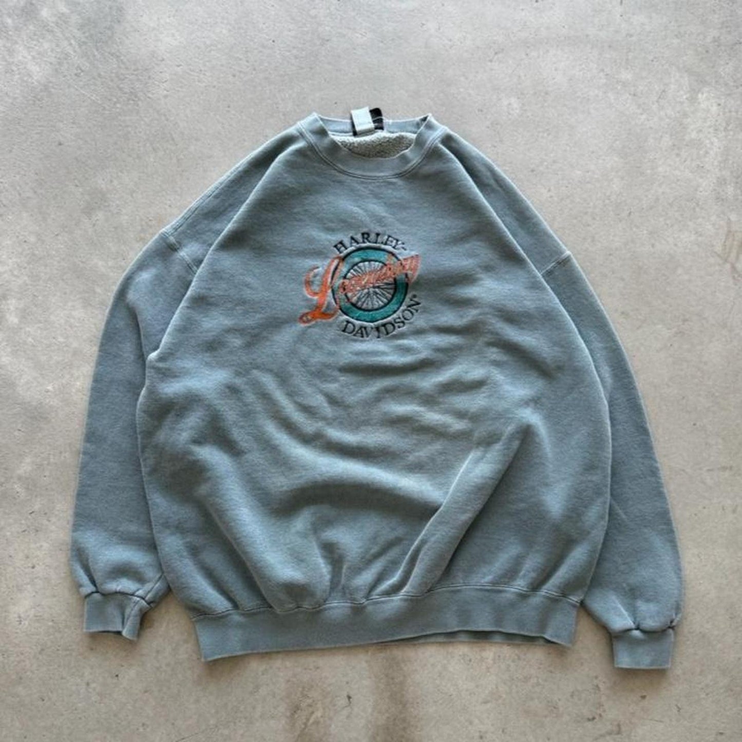 Vintage 90s Harley Davidson Motorcycles Biker Crewneck - X-Large