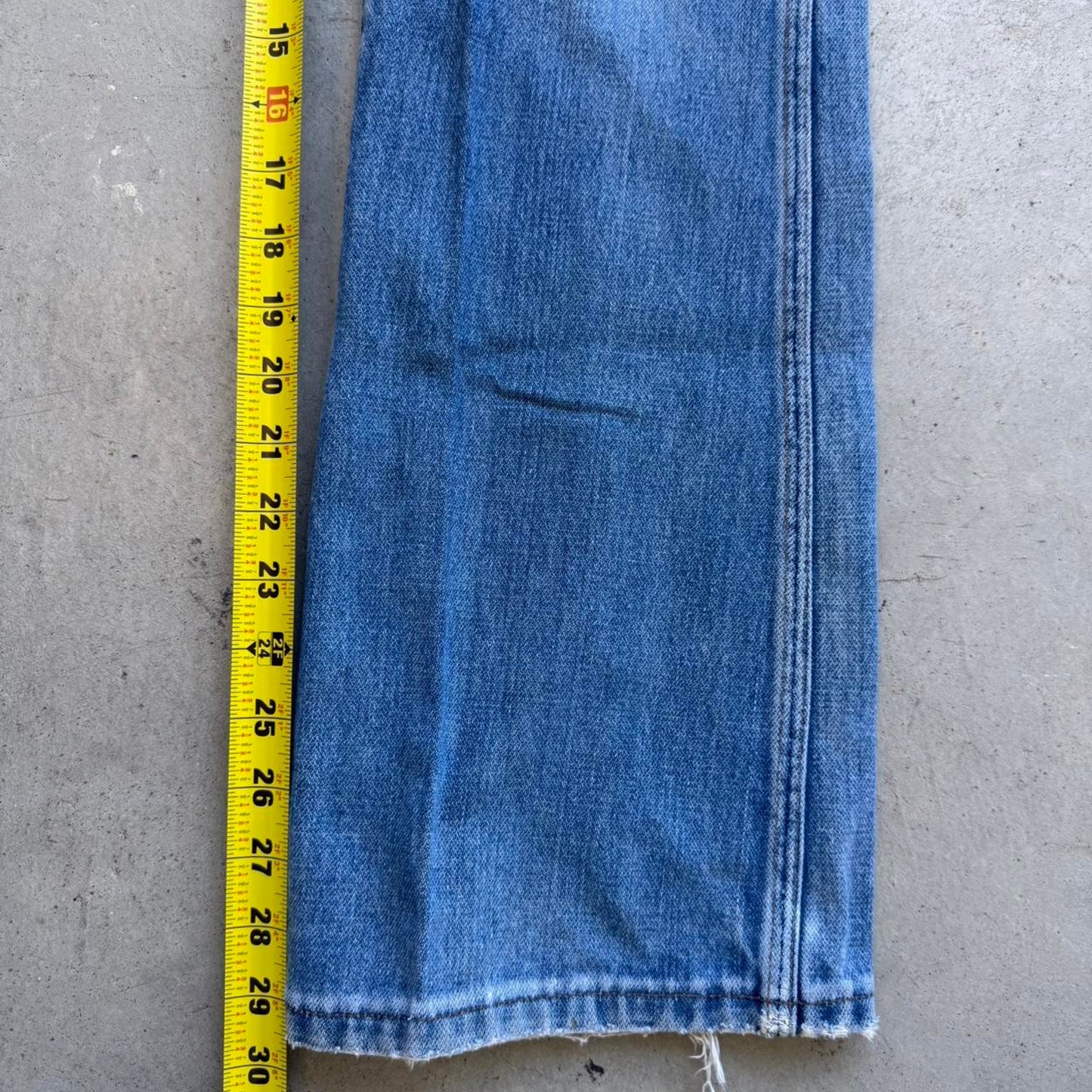 Vintage 90s Wrangler Flared Denim Pants - 30"