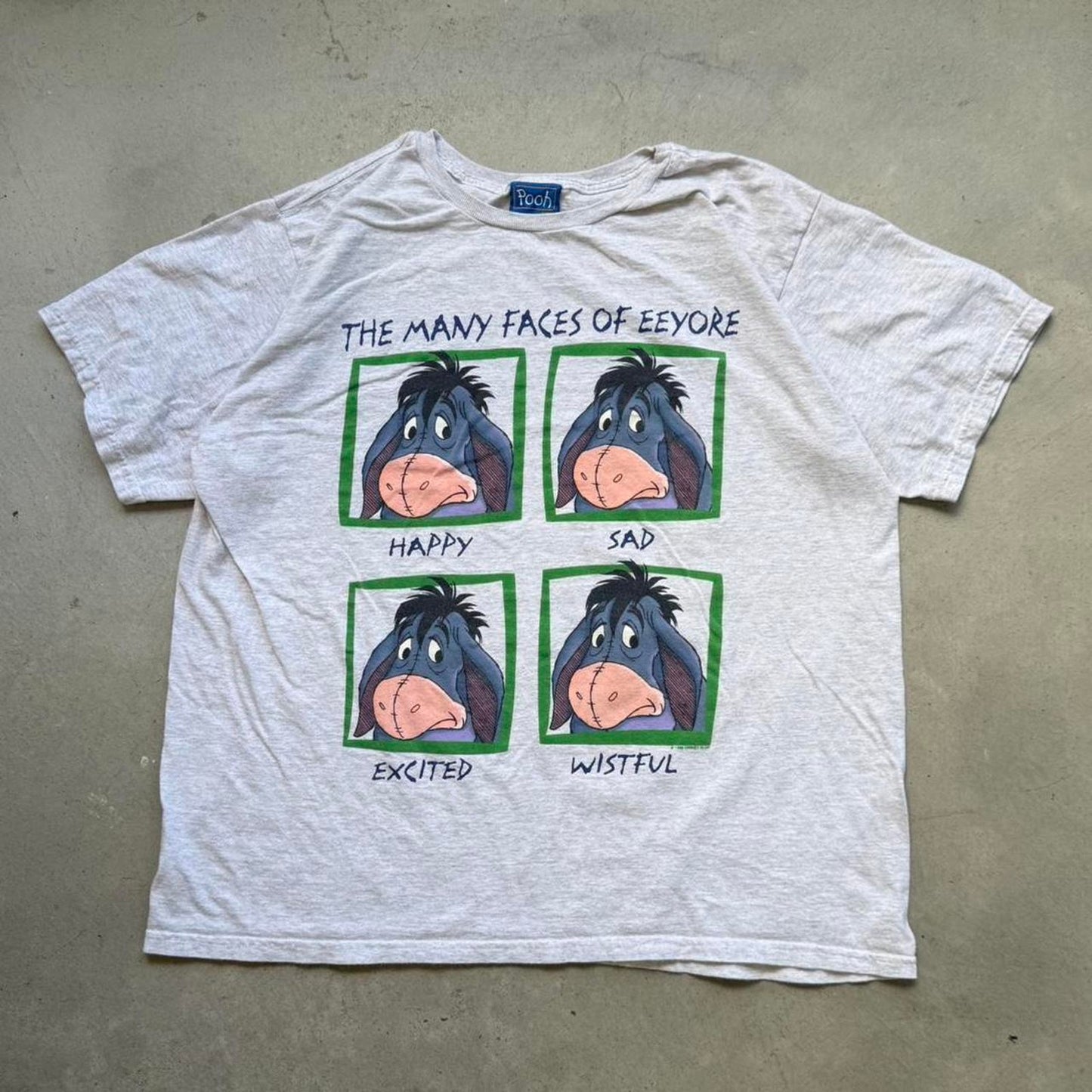 Vintage 90s Winnie the Pooh Eeyore Disney T-Shirt - X-Large
