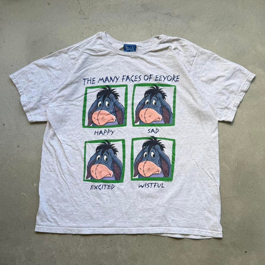 Vintage 90s Winnie the Pooh Eeyore Disney T-Shirt - X-Large