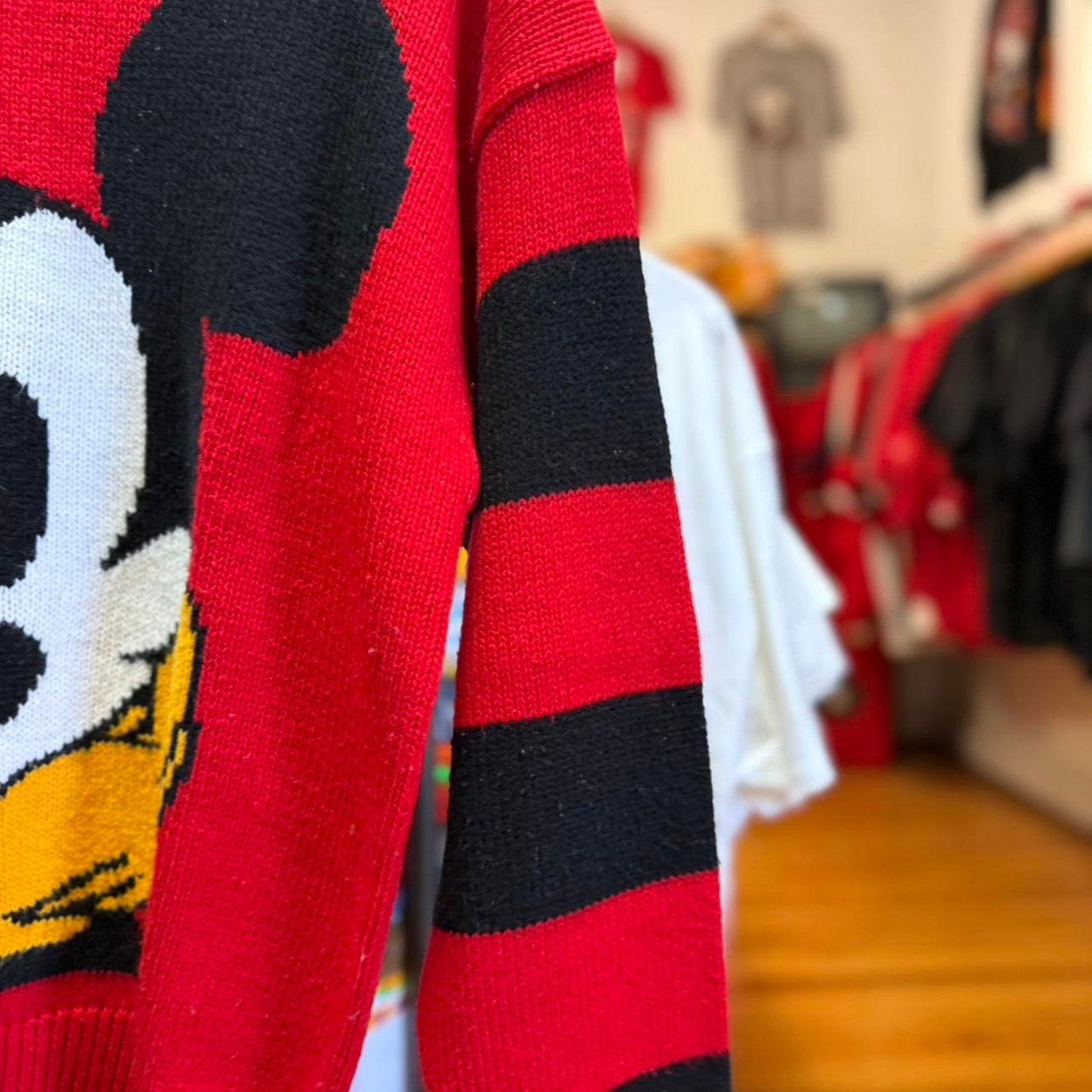 Vintage 90s Disney Mickey Mouse Sweater - Medium