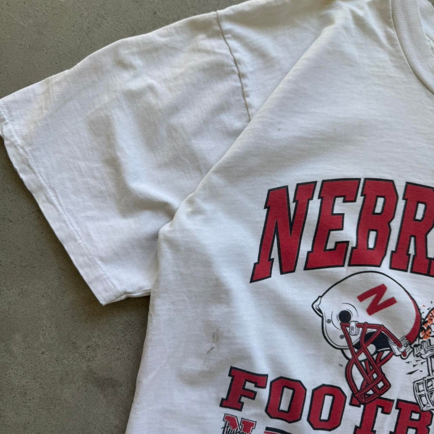 Vintage 1997 Nebraska Football Huskers Vs Tennessee Vols Championship T-Shirt - X-Large
