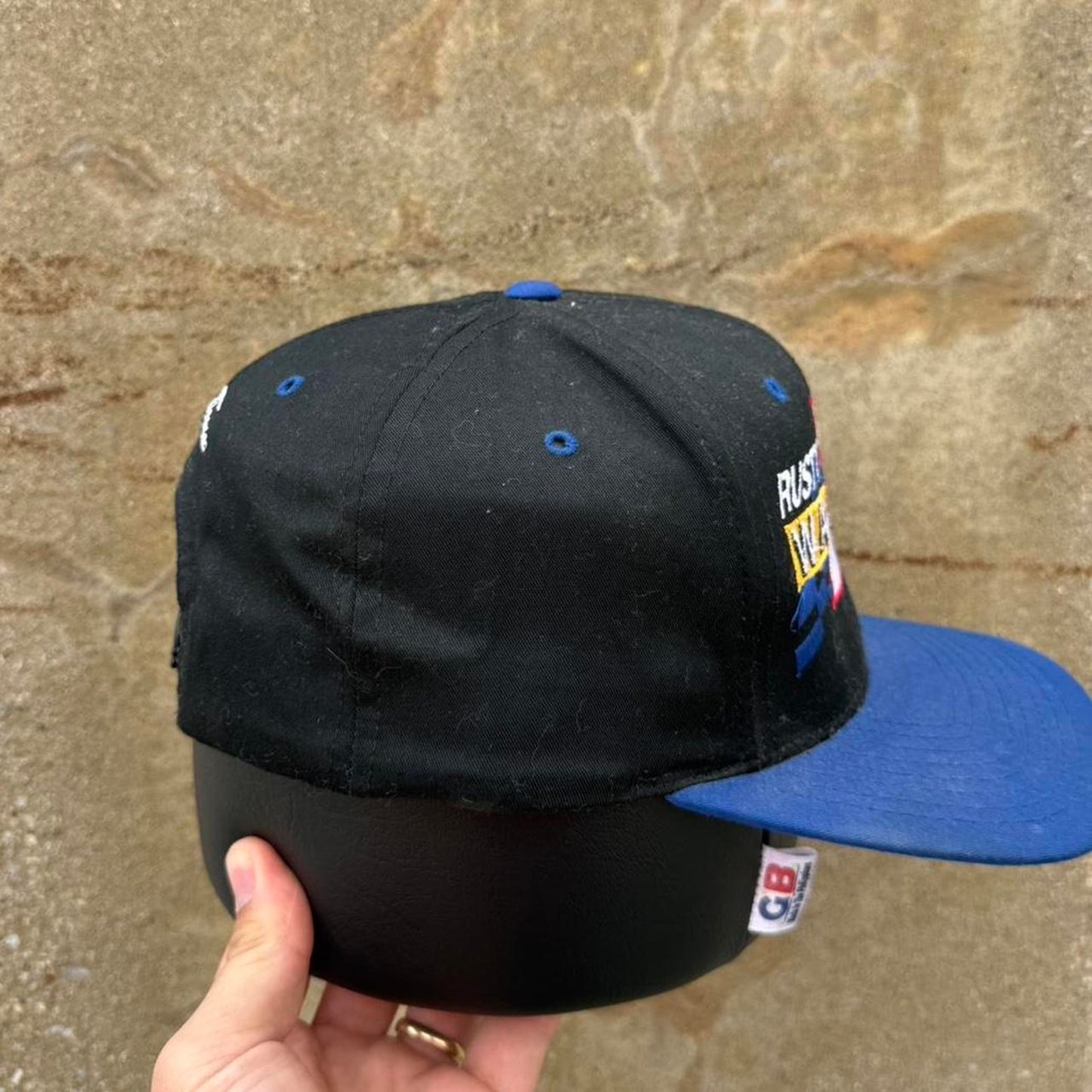 Vintage 90s Rusty Wallace Nascar Racing Race Car Snapback
