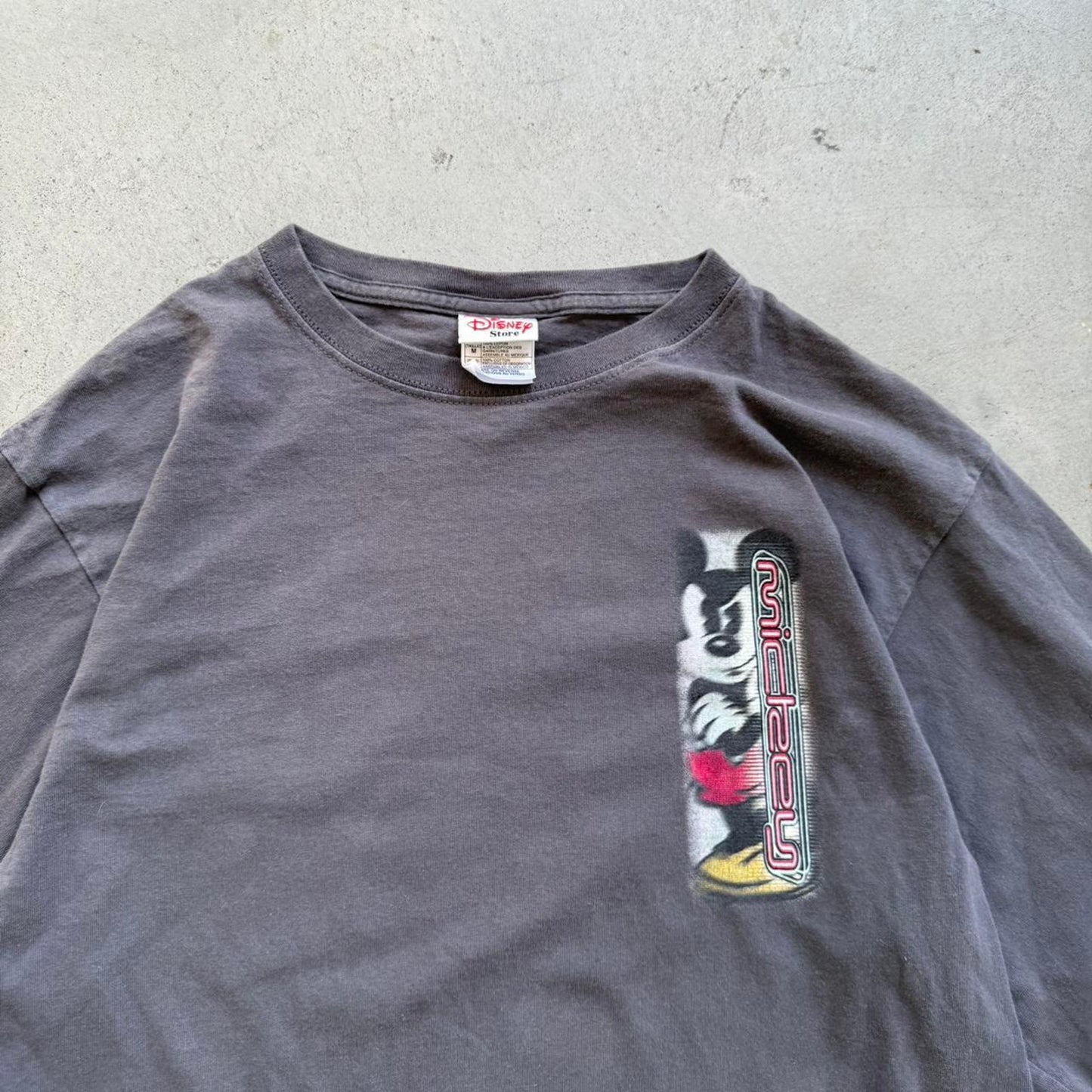 Vintage 90s Disney Mickey Mouse Long Sleeve T-Shirt - Medium
