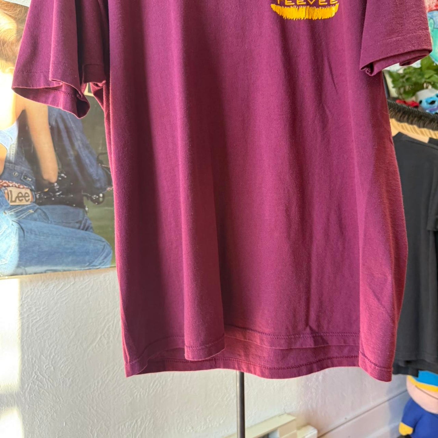 Vintage 90s Burger King Love This Place Flame T-Shirt - Large