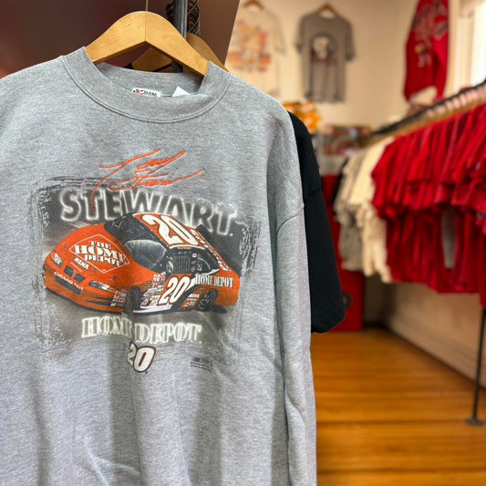 Vintage Tony Stewart NASCAR Racing Crewneck