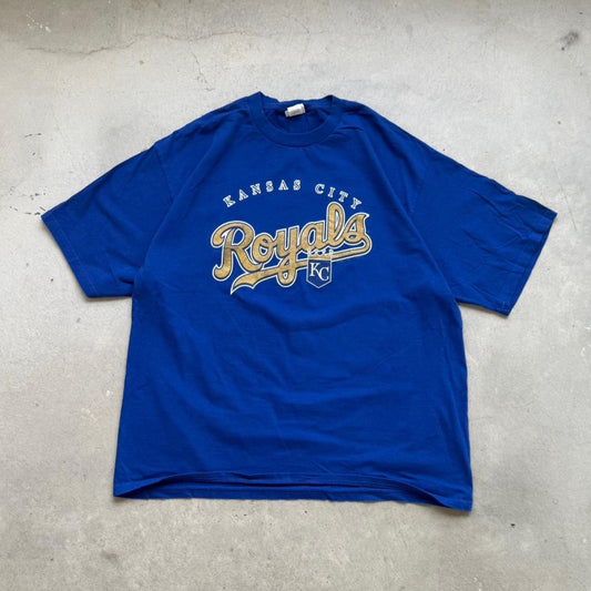 Vintage 90s Kansas City Royals MLB Baseball T-Shirt - XX-Large