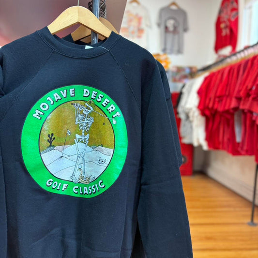 Vintage 90s Mojave Desert Golf Classic Skeleton Crewneck