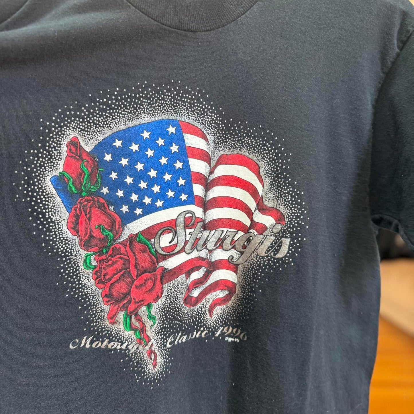 Vintage 90s Sturgis Rally Motorcycle Biker T-Shirt