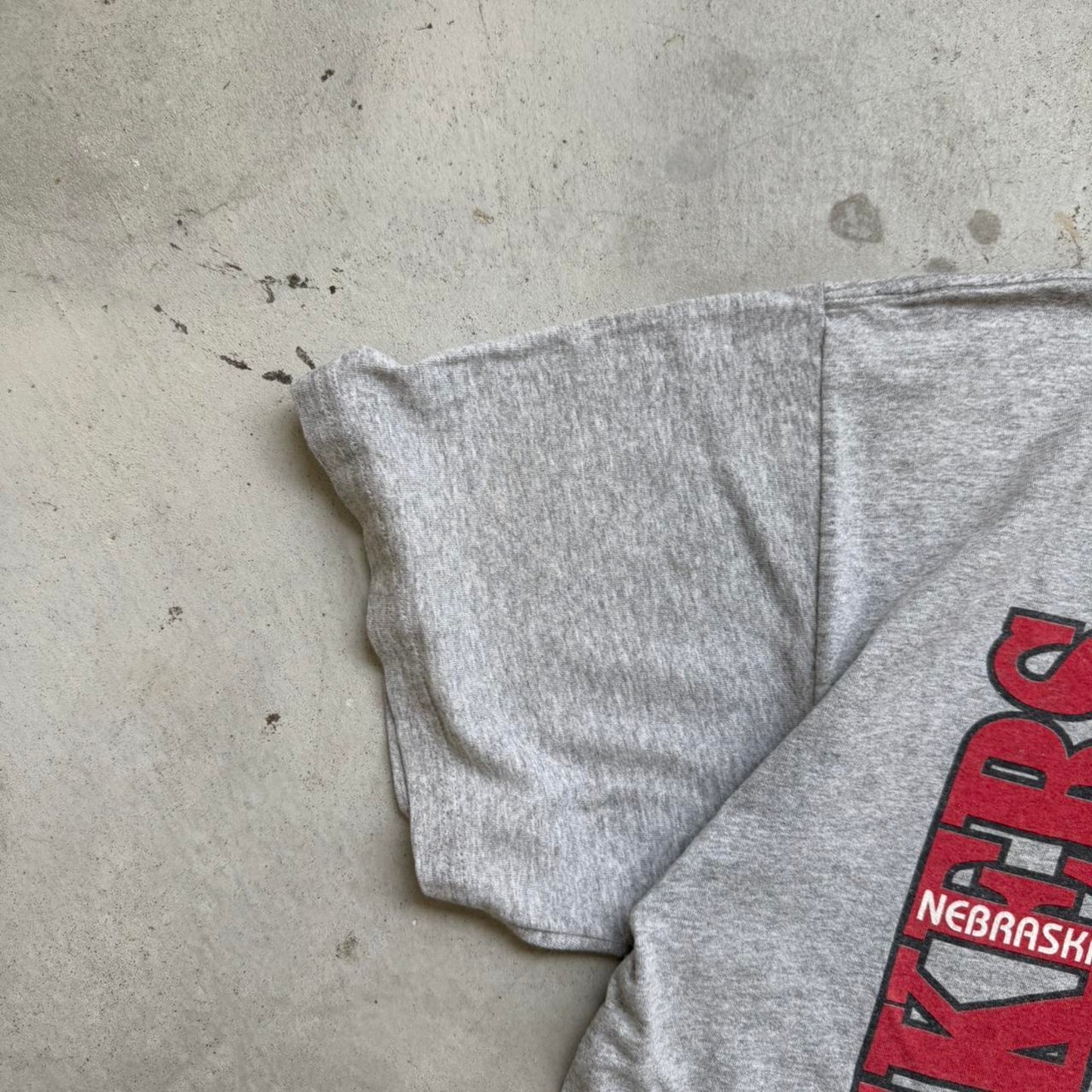 Vintage 90s Nebraska Huskers University Football T-Shirt - X-Large