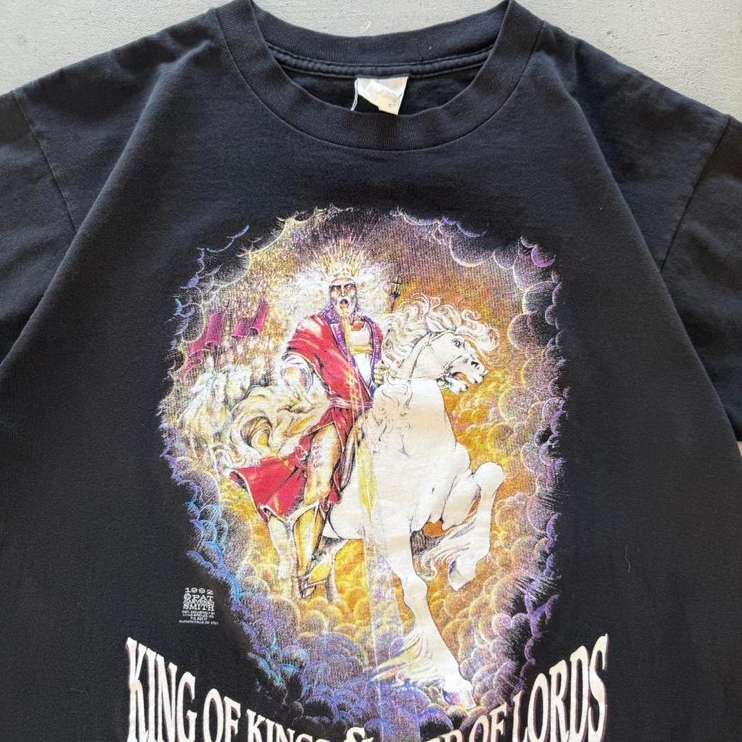 Vintage 90s King of Kings & Lord of Lords Jesus Living Epistles T-Shirt - Large