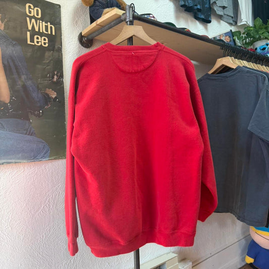 Vintage 90s Nebraska Huskers Spell Out Crewneck - Large