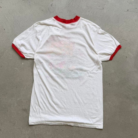 Vintage 1984 Nebraska Huskers Scoring Explosion Tank Ringer T-Shirt - Large