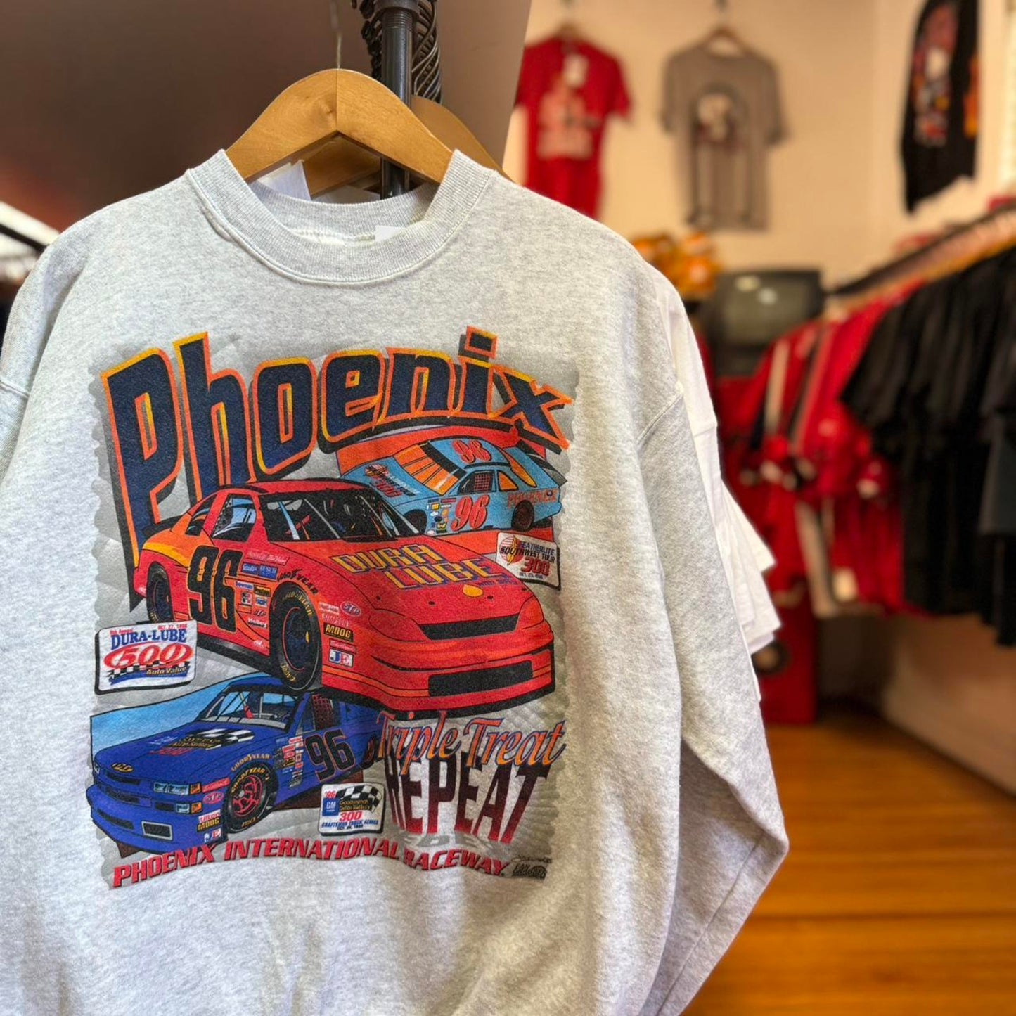 Vintage 90s NASCAR Phoenix Racing Racecar Crewneck - Large