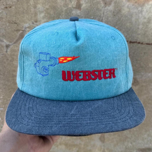 Vintage 90s Webster Flaming Engine Snapback
