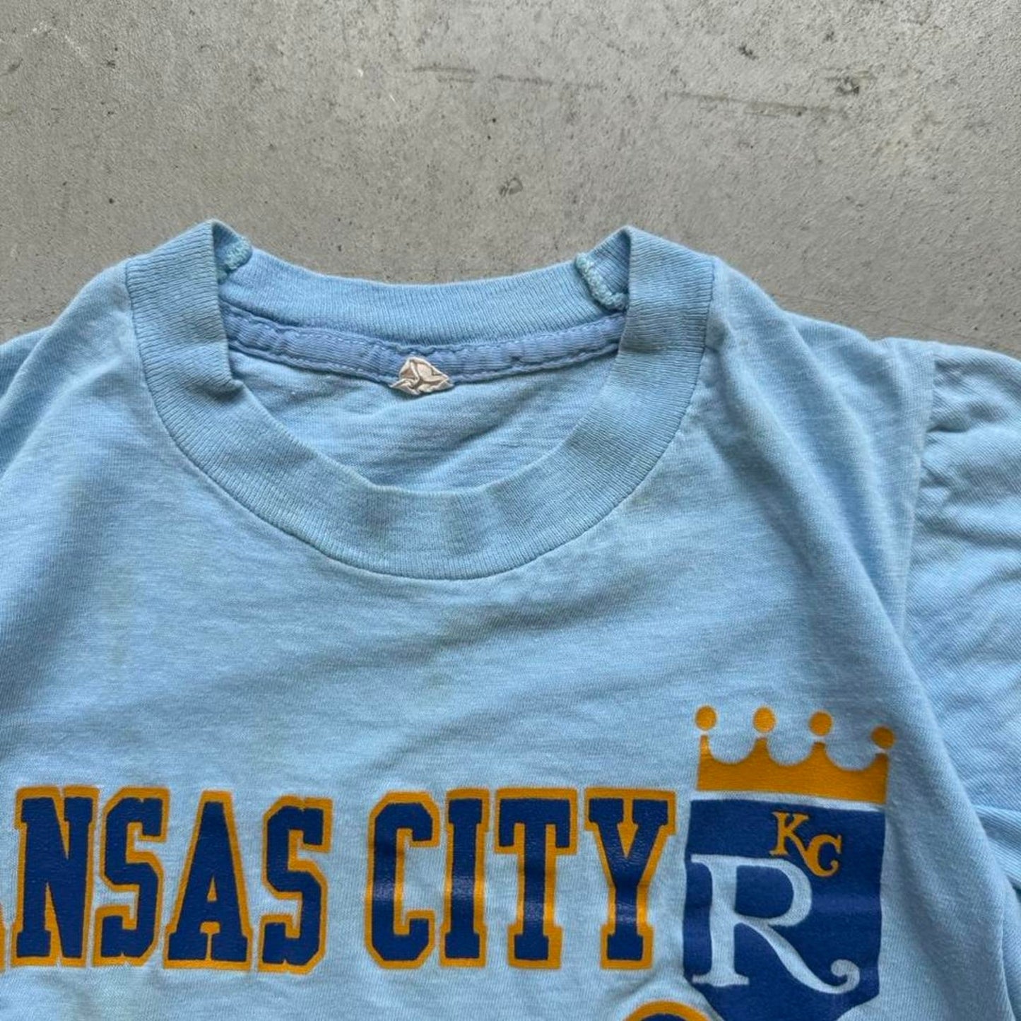 Vintage 80s Kansas City Royals MLB T-Shirt - Kids 6/8