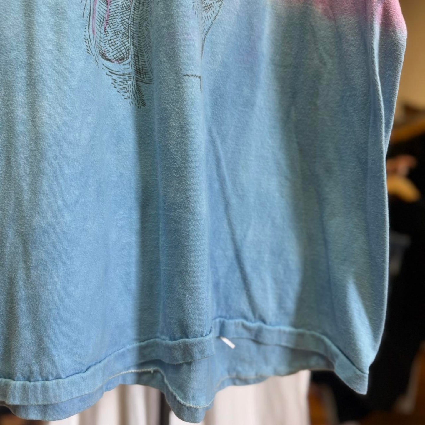 Vintage 90s Buddy Guy Legends Tie Dye Guitar Band T-Shirt