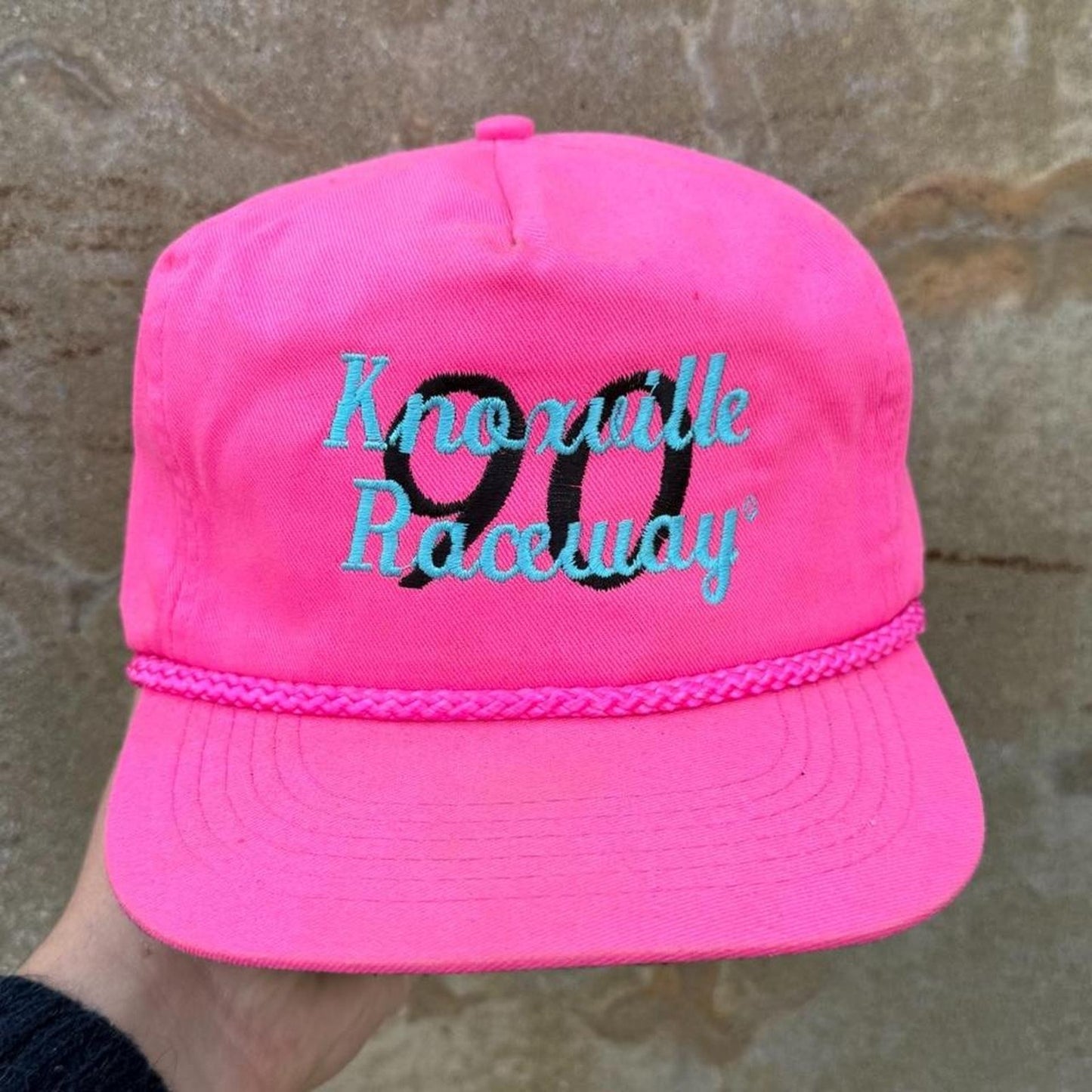 Vintage 1990 Knoxville Raceway Racing Snapback