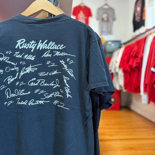 Vintage Rusty Wallace Over the Wall Gang Racing NASCAR T-Shirt - Large