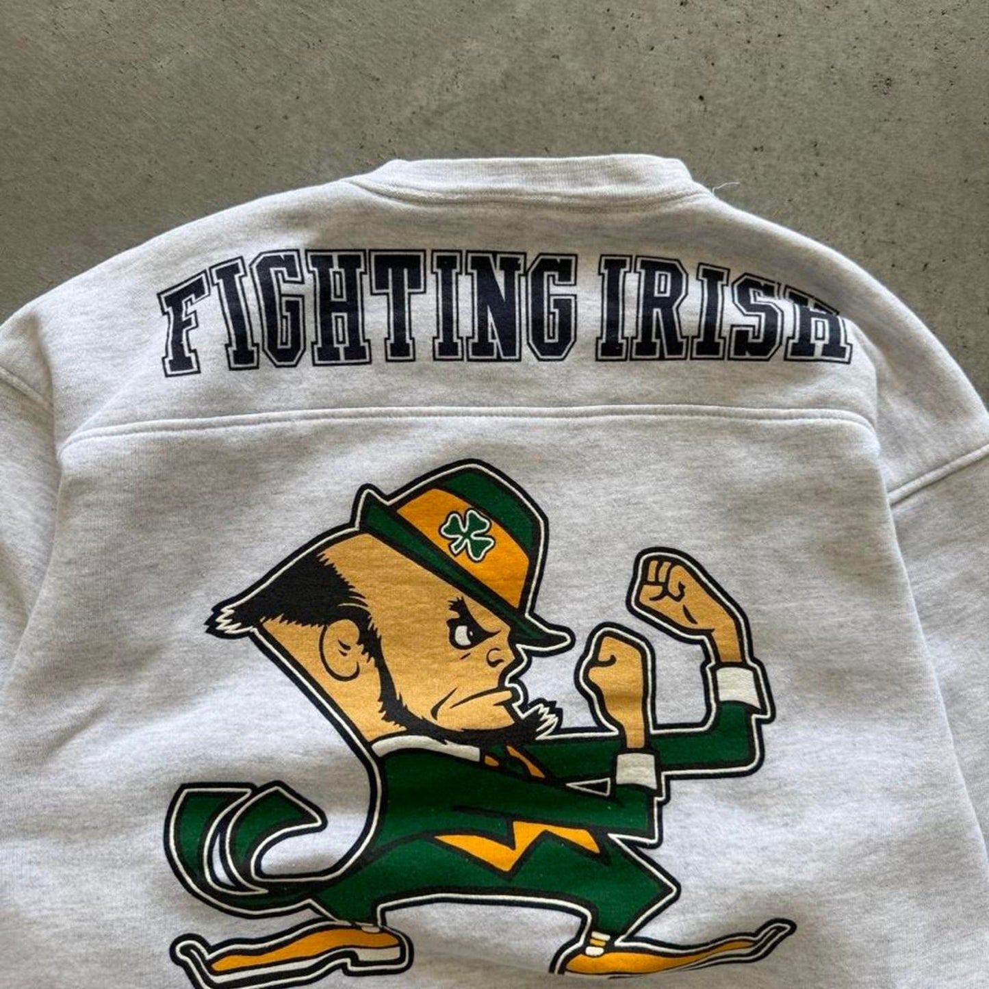 Vintage 90s Notre Dame Fighting Irish Crewneck - Medium