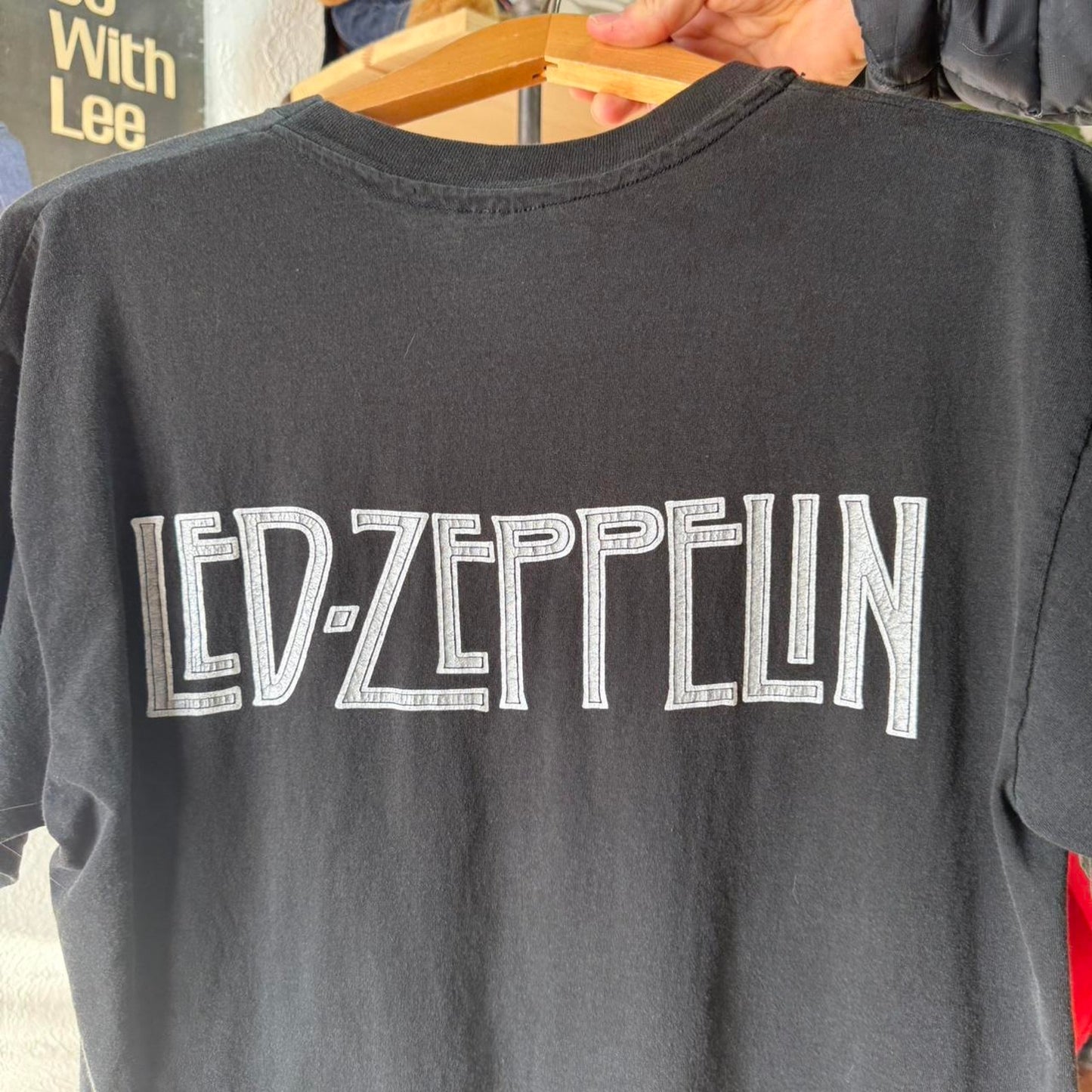 Vintage 90s Led Zeppelin Zofo Wizard Band Music T-Shirt - Large