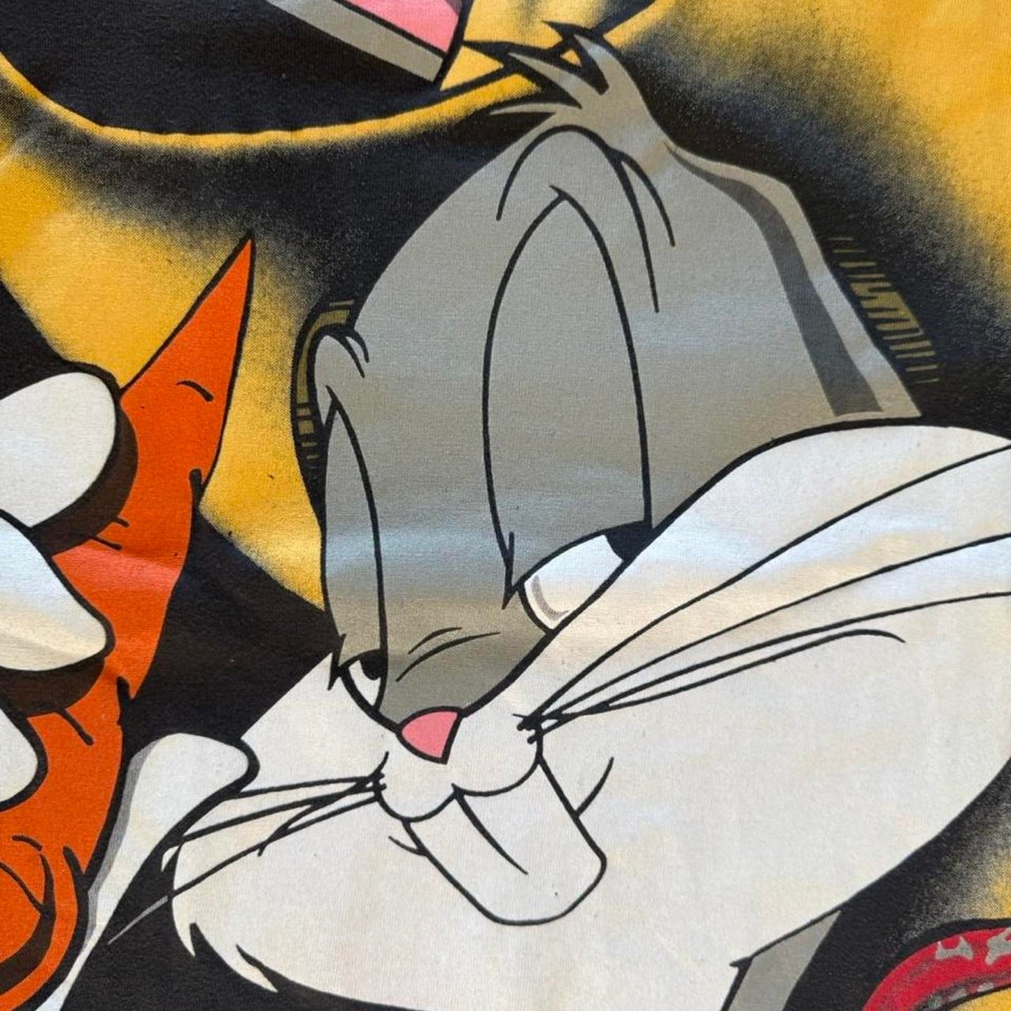 Vintage 90s Bugs Bunny Cowboy Looney Tunes Cartoon T-Shirt - Large