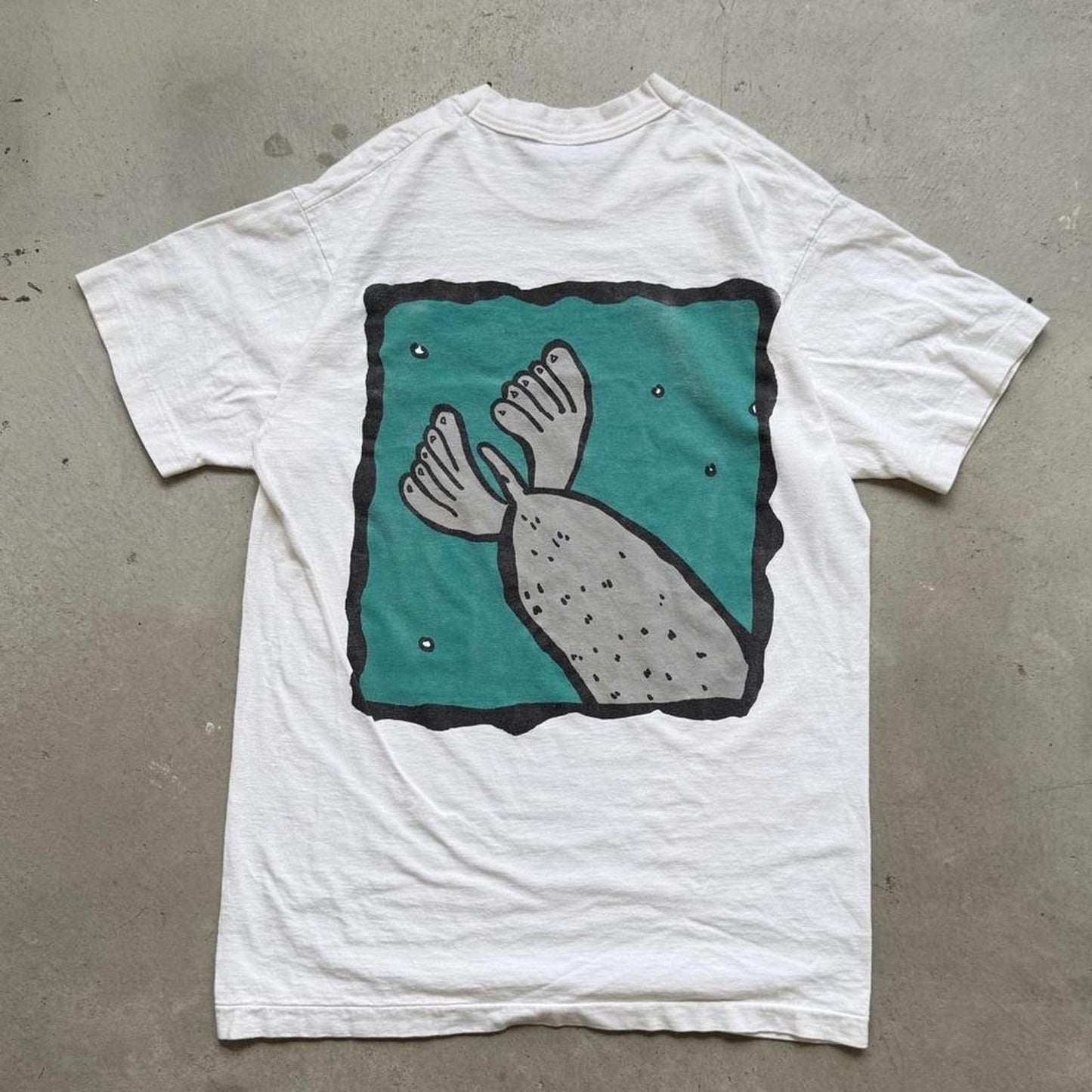 Vintage 90s National Zoo Washington DC Seal Animal T-Shirt - Large